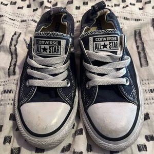 Gray Converse slip on, size 5